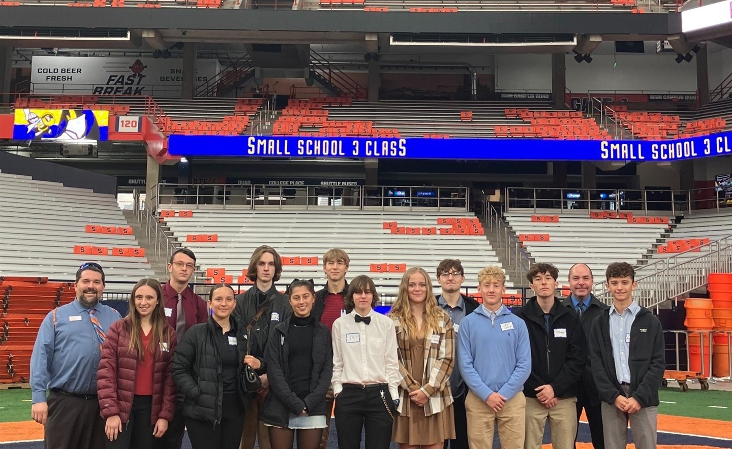 Engineering students visit Syracuse University